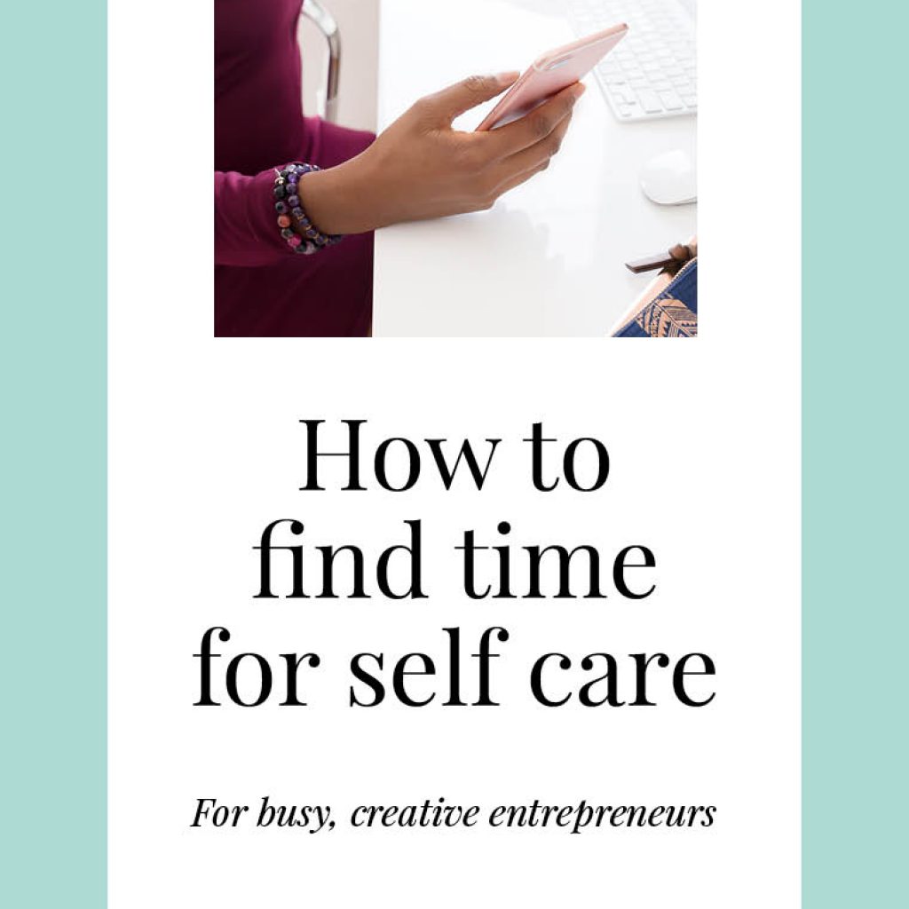 Is self care essential for creative business growth? If so, how are you supposed to find time to fit it in? This article and video weighs the pros and cons of self care and offers a practical strategy for a daily practice. // from Michelle Hickey // #selfcare #entrepreneurship #creativebusiness