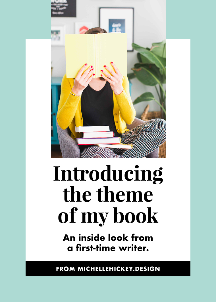 In this post, Michelle talks about theme vs. plot, and reveals some details about the direction of her book. This is an inside look at a first-time writer, in progress. // from Michelle Hickey Design