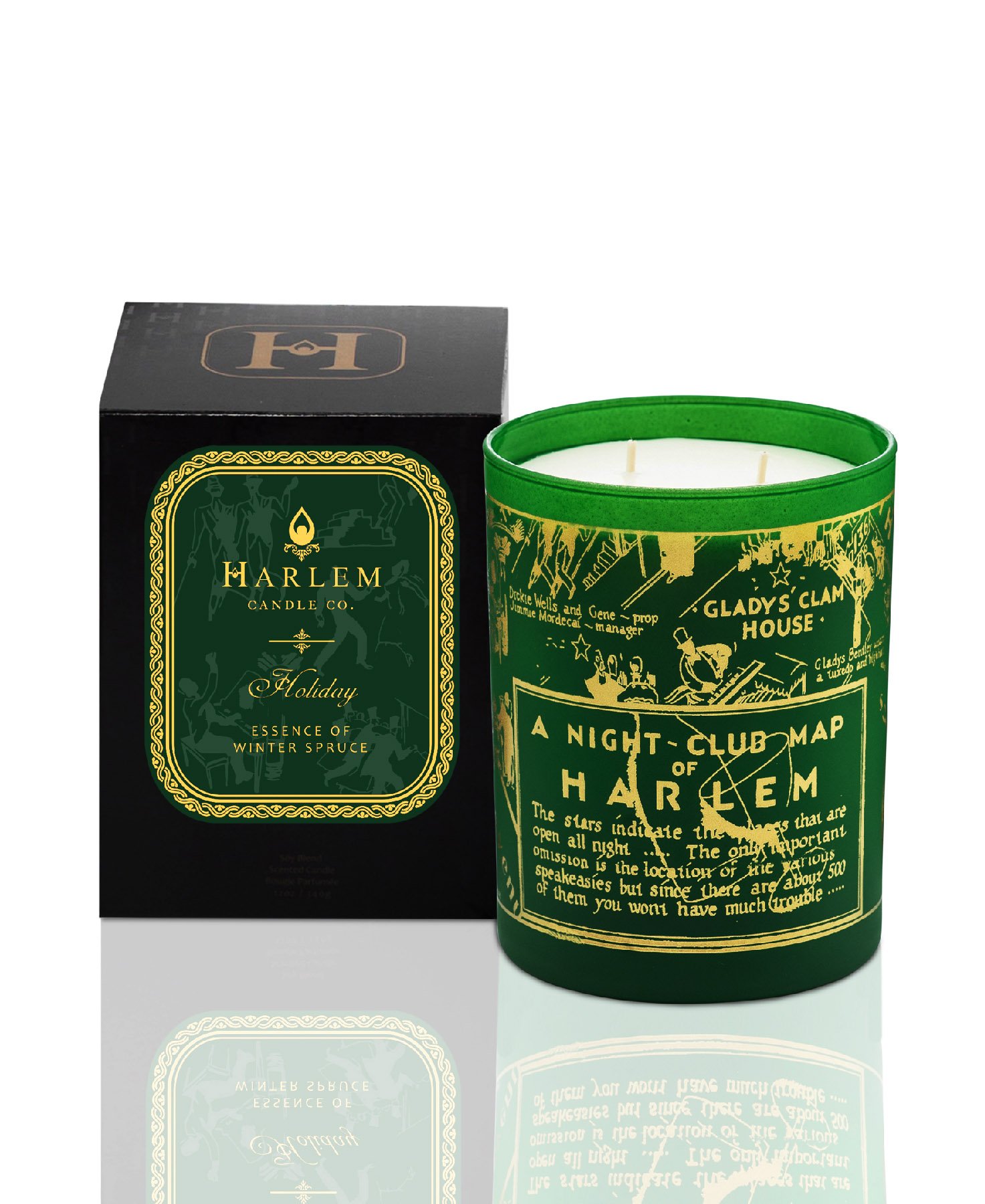 Night Club Map Candle, from Harlem Candle Company