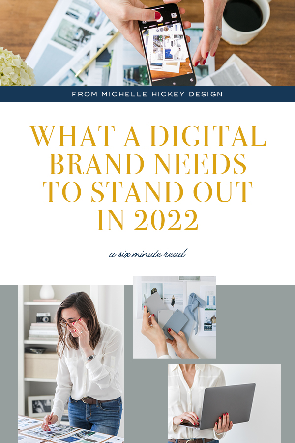 We've seen a massive shift in the past two years as the marketplace has become flooded with new, talented creators. How are we to be heard? What a digital brand needs to stand out in 2022 is discernment. In this post, you'll find the guidance you need to elevate your brand's presence, with simplicity.